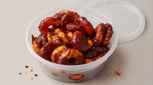 Mini Chamoy Peach Rings | Hot Mess Minis (5oz)