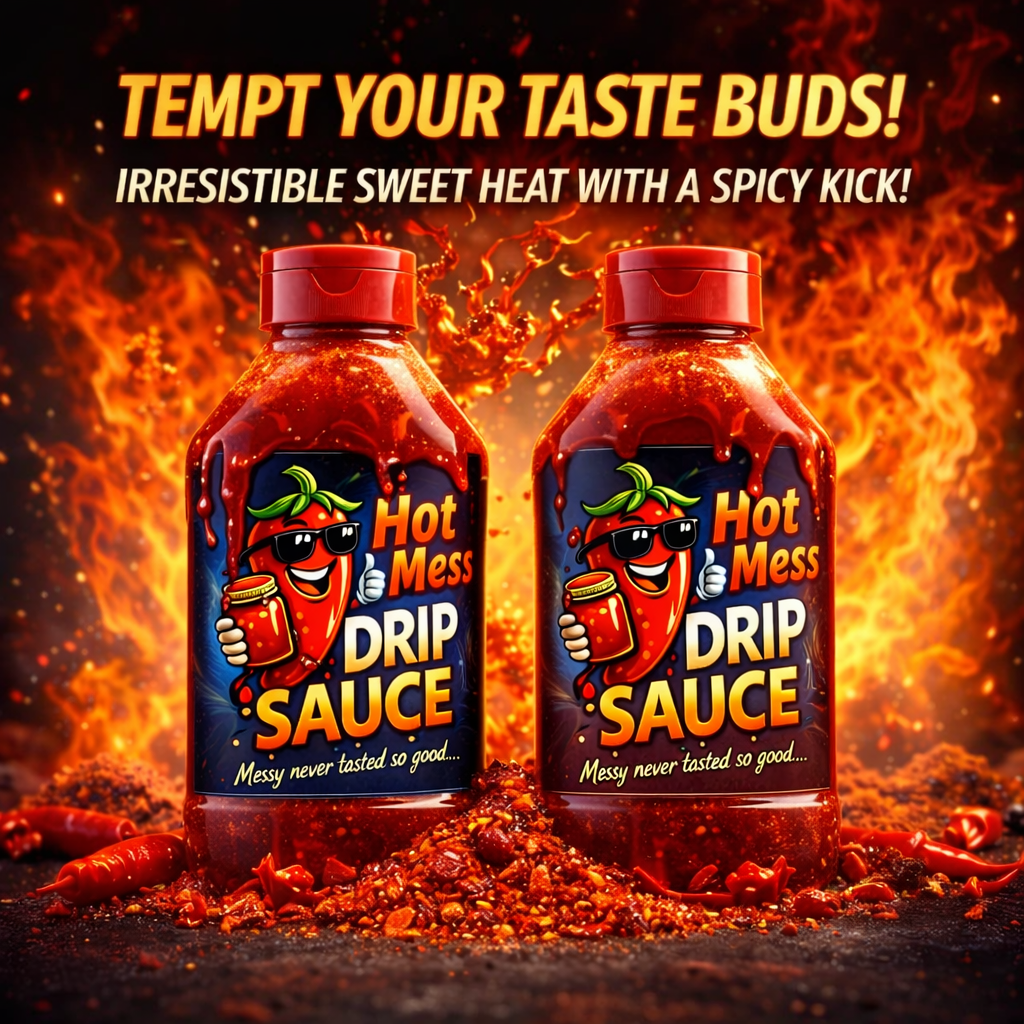 Chamoy drizzle sauce for candy and fruit with sweet, sour, and spicy flavor and chili powder, made fresh in Cibolo and serving San Antonio, TX
