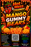 Chamoy Mango Gummy Bears | Hot Mess Minis (5oz)