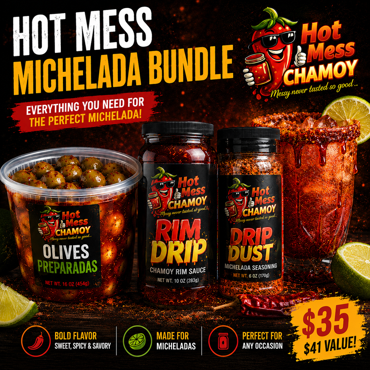 Hot Mess Michelada Bundle 🍺