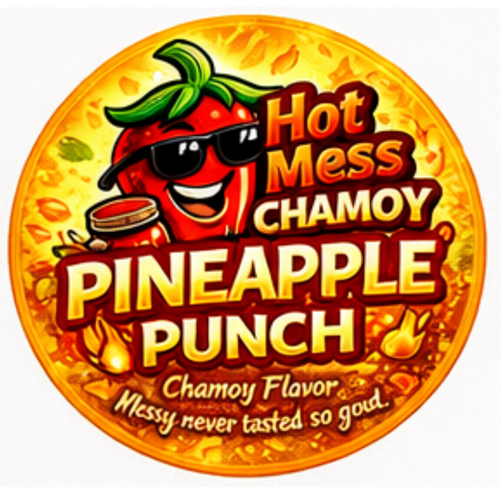 Pineapple chamoy flavor with sweet, tangy, and spicy coating, made fresh in Cibolo and serving San Antonio, TX