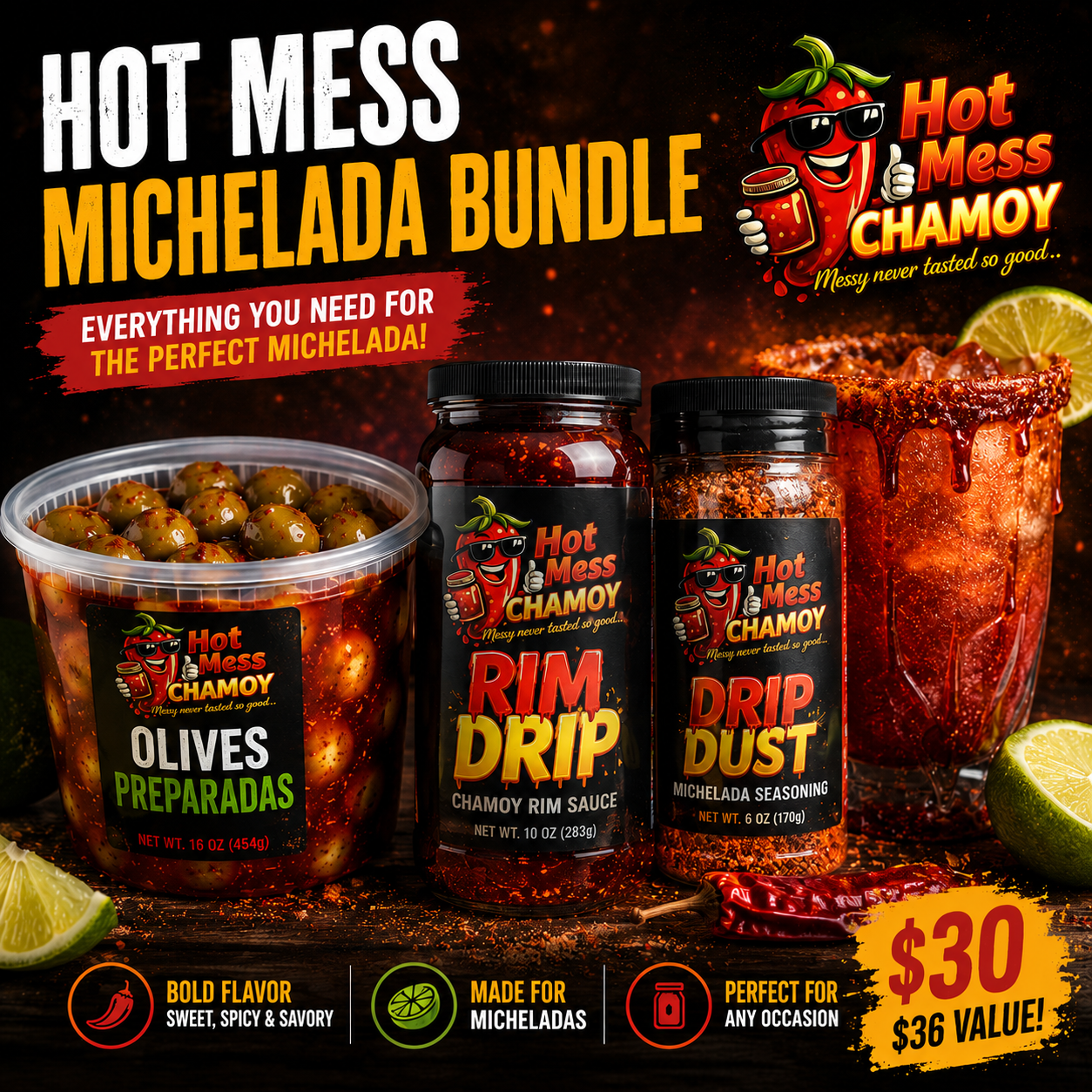 Hot Mess Michelada Bundle 🍺